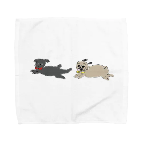 ヤオマサ初代看板犬 Towel Handkerchief