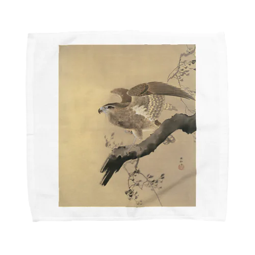 小原古邨　鷹　Ohara Koson / Falcon Towel Handkerchief