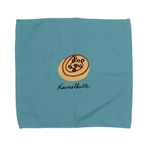 kanelbulle 青 Towel Handkerchief