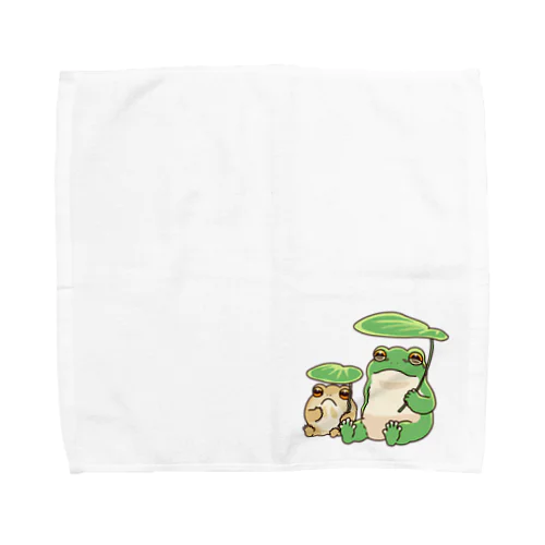 カエル　ハンカチ Towel Handkerchief