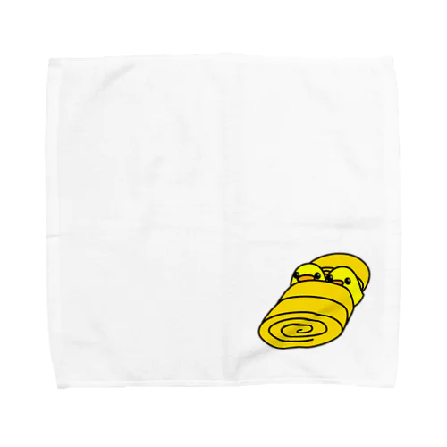 Piょ子と卵焼き Towel Handkerchief