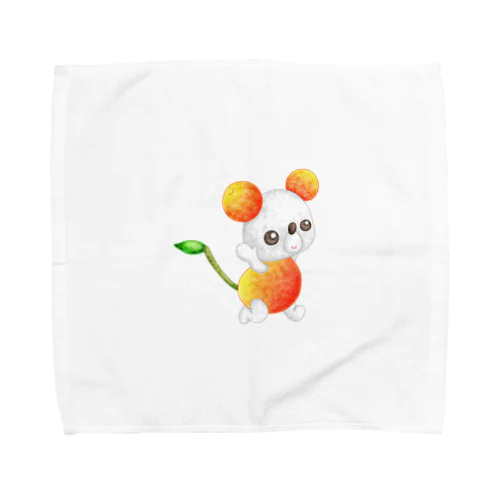 フルーツアニマル　サクランボネズミ Towel Handkerchief