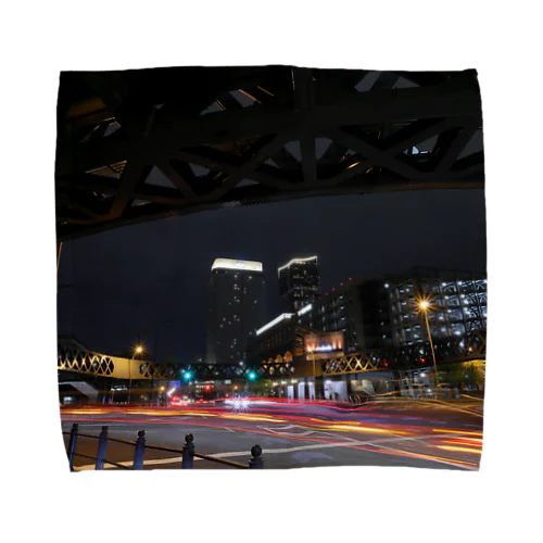 光跡 - Junction Light trail - Towel Handkerchief