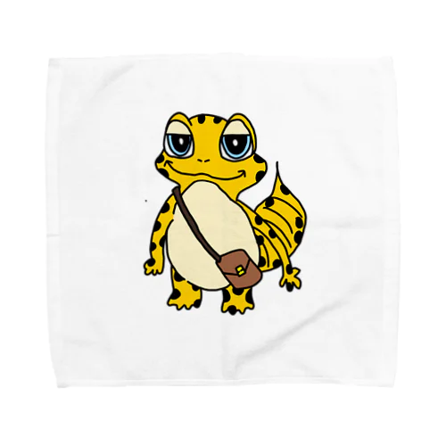 ヒョウモントカゲモドキのお散歩スタイル Towel Handkerchief