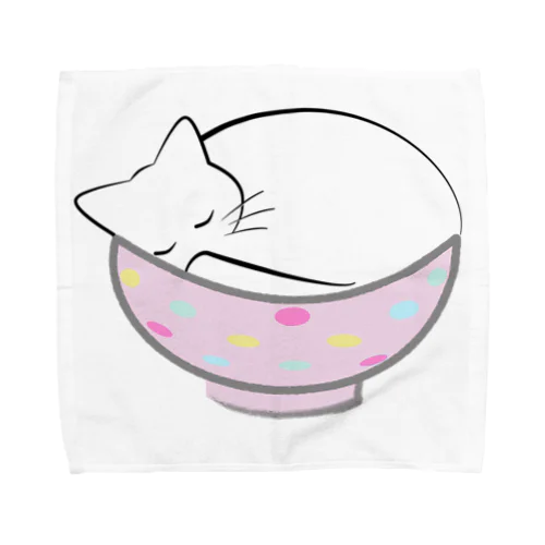 ねこ丼 Towel Handkerchief