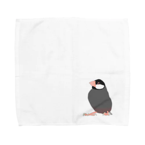 やる気満々桜文鳥 Towel Handkerchief