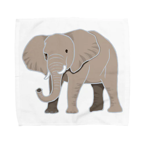 アフリカゾウさん Towel Handkerchief