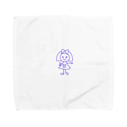 えいちこブルー Towel Handkerchief