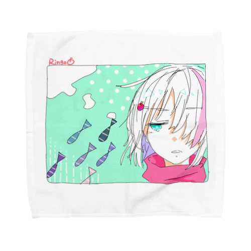 りんごの子 Towel Handkerchief