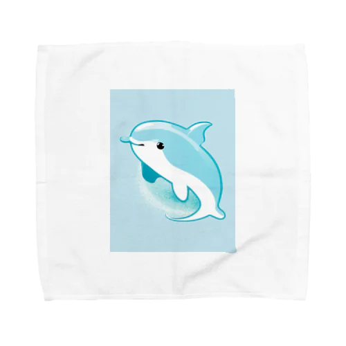 癒しのハッピードルフィン　Healing Happy Dolphine Towel Handkerchief