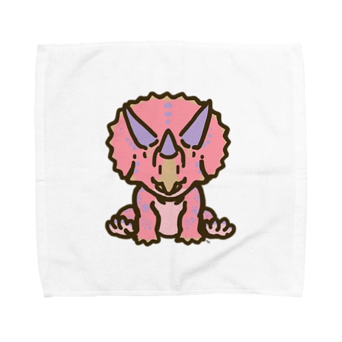 ホリドゥスちゃん（ゆるトリケラトプス ） Towel Handkerchief