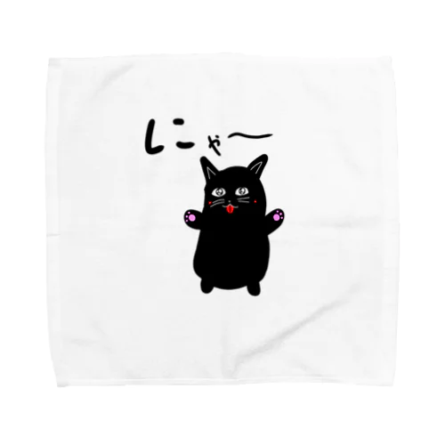 くろねこにゃん太郎　 Towel Handkerchief