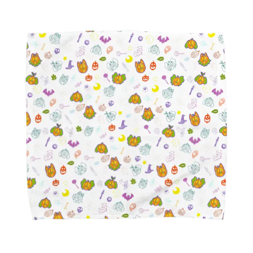 クッキーハロウィン総柄 Towel Handkerchief