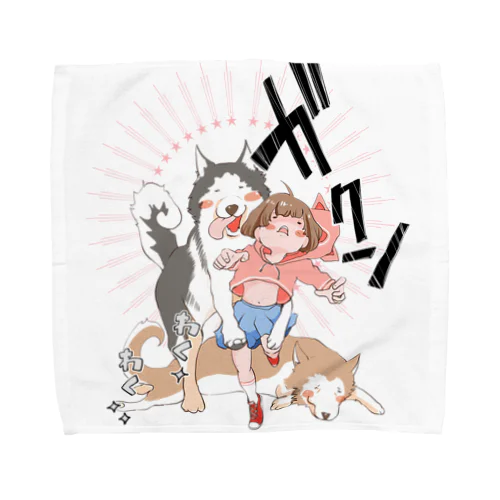 わん、わんわんわん！その2 Towel Handkerchief