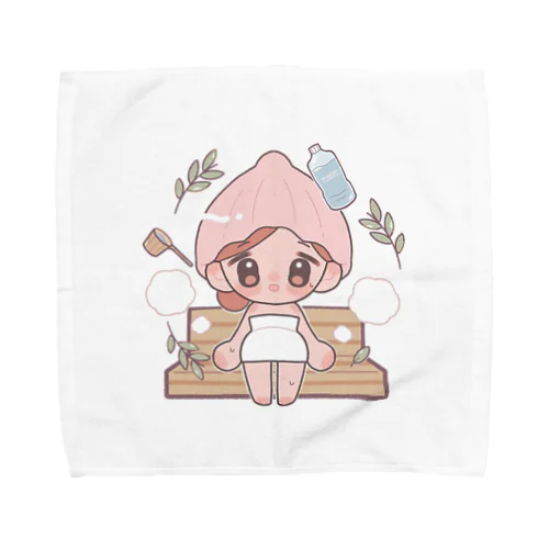 サウナ女子 Towel Handkerchief