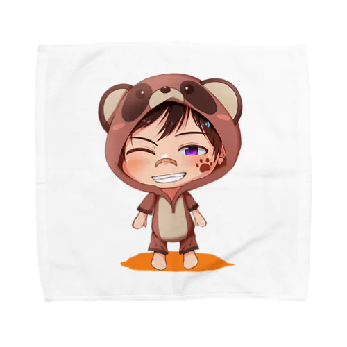 須戸コウ_着ぐるみミニキャラVer Towel Handkerchief