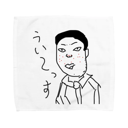 ニキビだらけの先輩 Towel Handkerchief