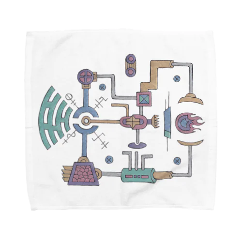 低級マシーンJ-28 Towel Handkerchief