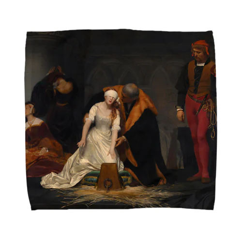 レディ・ジェーン・グレイの処刑 / The Execution of Lady Jane Grey 타월 손수건