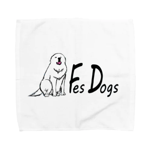 Fes Dogs Towel Handkerchief