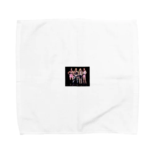 black pink Towel Handkerchief