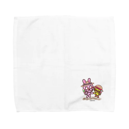 仲良し～♪うさぴよ Towel Handkerchief