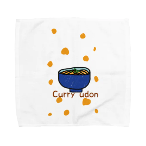 カレーうどんくん Towel Handkerchief