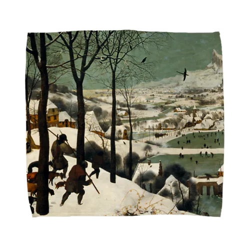 雪中の狩人 / The Hunters in the Snow Towel Handkerchief