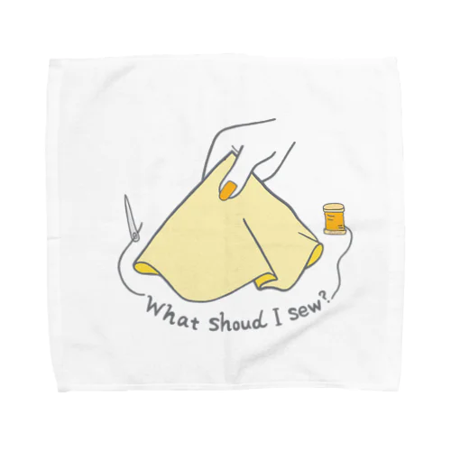 What should I sew?-Yellow- Towel Handkerchief