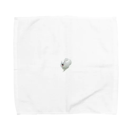 しろいぬ Towel Handkerchief