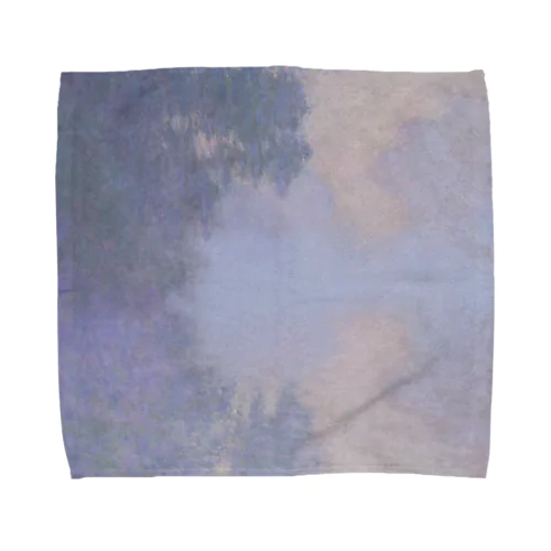 ジヴェルニー近郊のセーヌ川支流(霧) / Branch of the Seine near Giverny (Mist) Towel Handkerchief