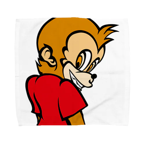 ズームアップ・モンキー Towel Handkerchief