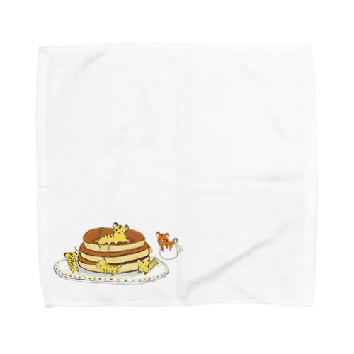 溶けタイガーwithパンケーキ Towel Handkerchief