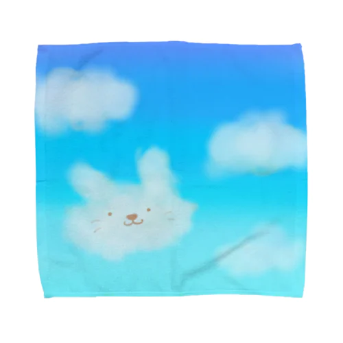 青空とうさぎ雲 Towel Handkerchief