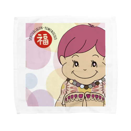 開運ビリここちゃん Towel Handkerchief