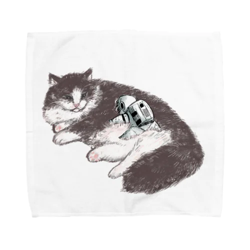 オブジェクト「猫」 Towel Handkerchief
