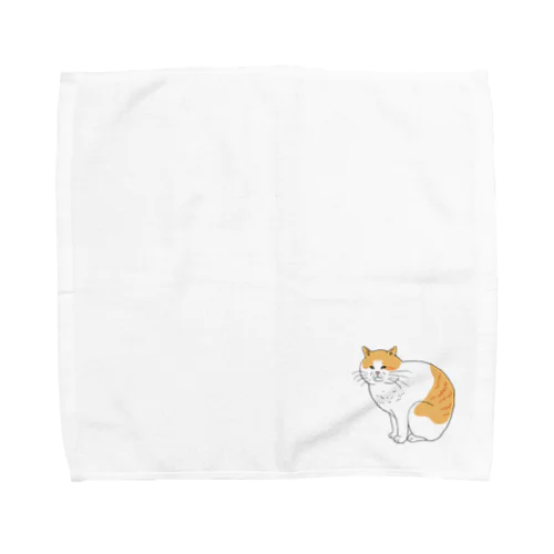 保護猫応援グッズ　team dosukoi Towel Handkerchief