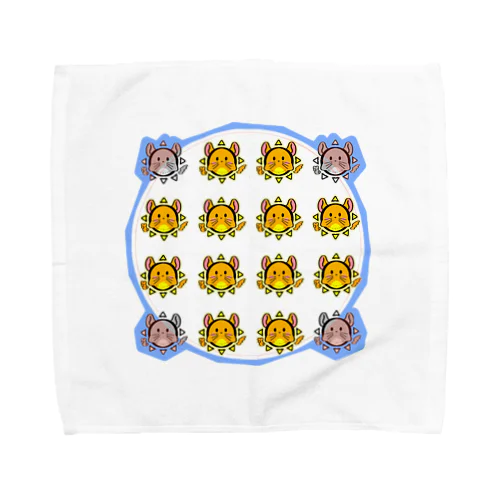 チンチラロゴタオル Towel Handkerchief
