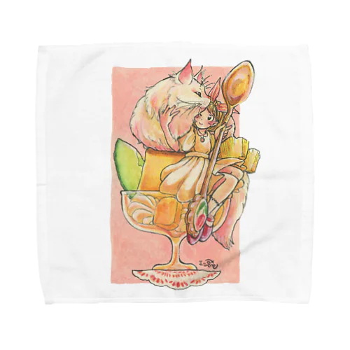 プリンアラモード Towel Handkerchief