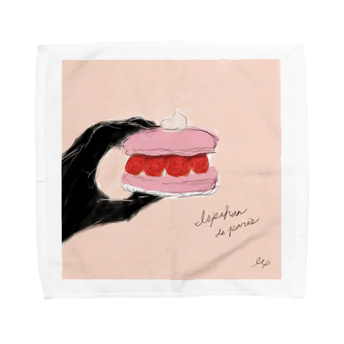 パリのイスパパン Towel Handkerchief