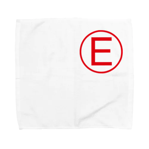 F1の消火装置Fire Extinguisherを示すEマークのデザインです! Towel Handkerchief
