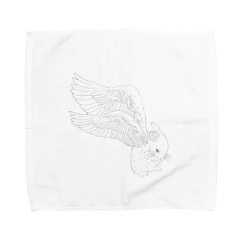 舞うさぎ Towel Handkerchief