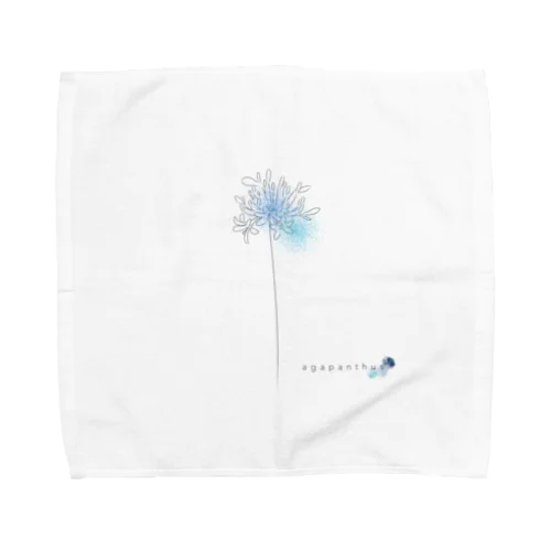 agapanthus Towel Handkerchief