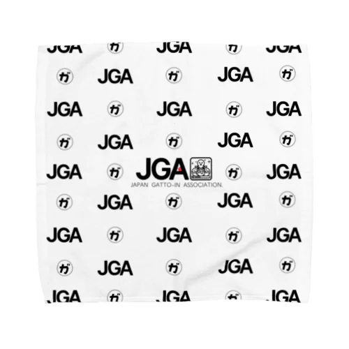 JGAロゴ　モノグラム Towel Handkerchief