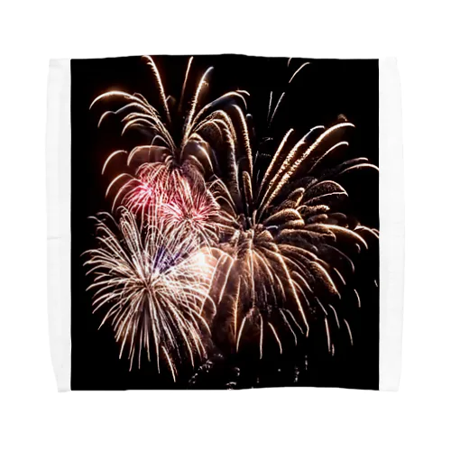 花火Fireworks（カラー） Towel Handkerchief