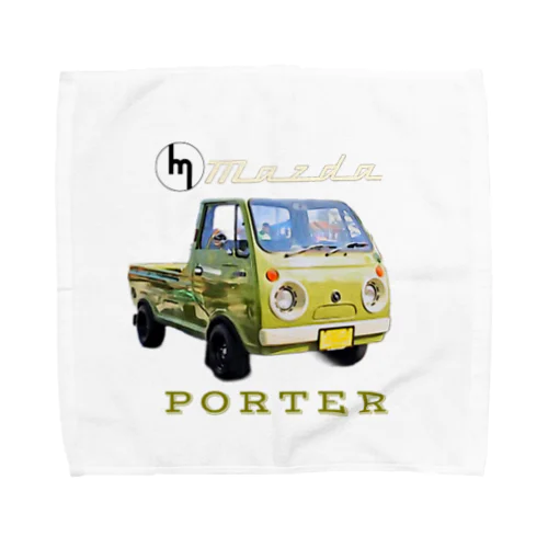 PORTER（グリーン） Towel Handkerchief