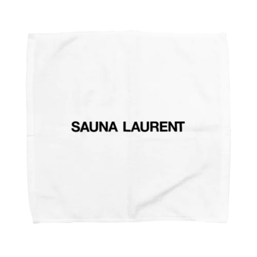 SAUNA LAURENT-サウナローラン-黒ロゴ Towel Handkerchief