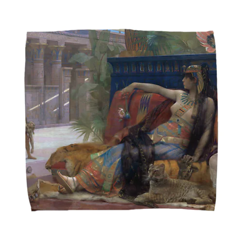 死刑囚に毒を試すクレオパトラ / Cleopatra Testing Poisons on Condemned Prisoners Towel Handkerchief