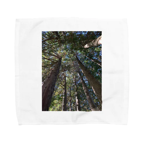 お山の木々 Towel Handkerchief