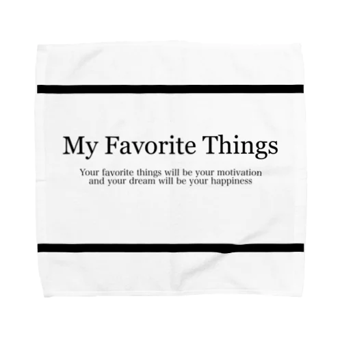 My Favorite things 타월 손수건